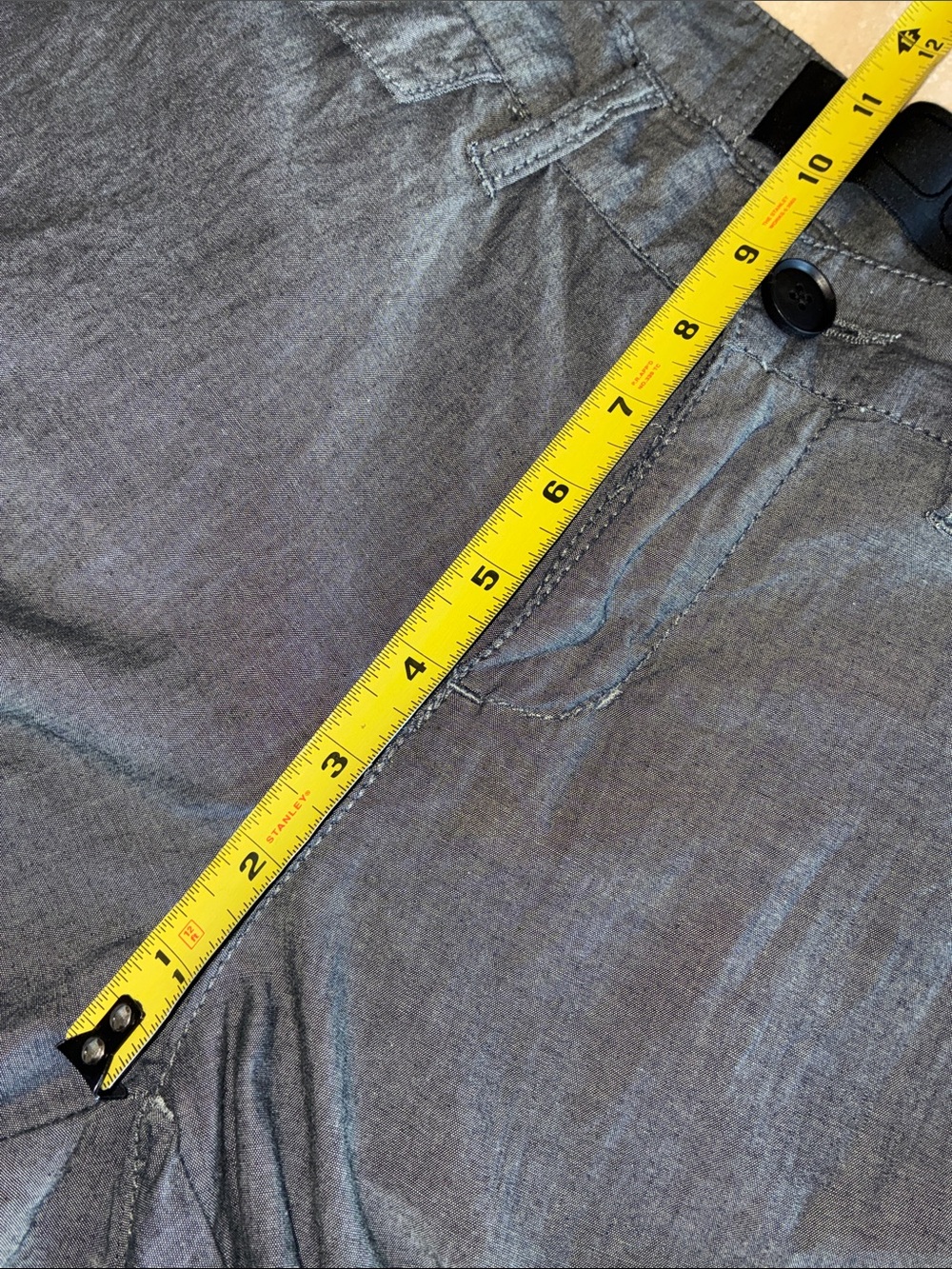 Joe's Jeans cotton pants, women 30, Gray, straight leg, pockets, cropped EUC - Picture 11 of 13
